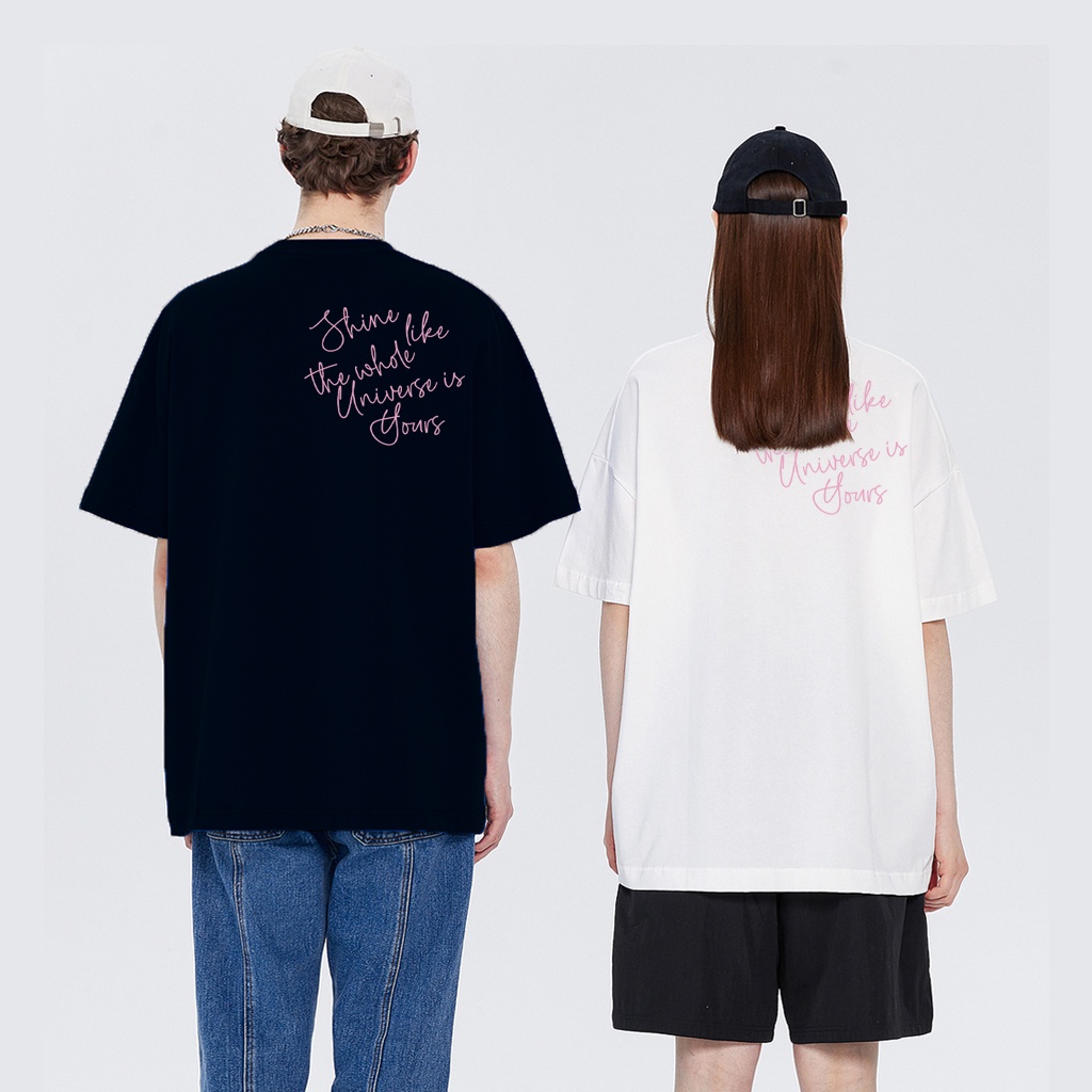 Áo Thun Tay Lỡ Nam Nữ Form Rộng YANDO OUTFITS GALAXY- AT01058 Cotton 2 Chiều