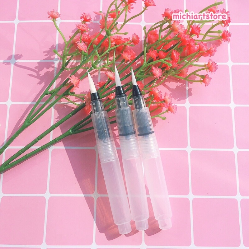 [Michi Art Store] Bút cọ màu nước Sakura, bút vẽ lông nhân tạo Water Brush