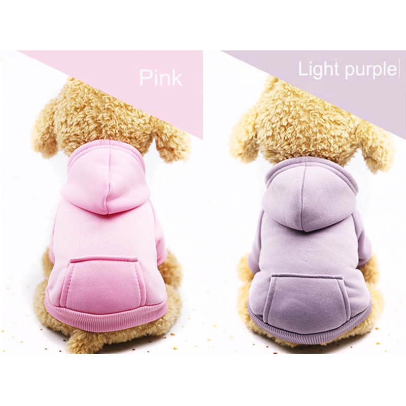 Áo hoodie Trơn Mềm Mại Giữ Thú Cưng