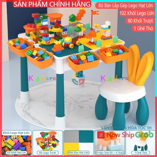 【Xả Hàng】Bàn Ghế Thông Minh Cho Bé - Bàn Lắp Ráp Lego - Dòng Đồ Chơi Trí Tuệ Kích Hoạt Não