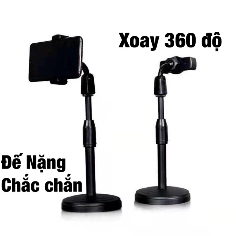 Giá Đỡ Điện Thoại LiveStream Xem video Xoay 360 độ