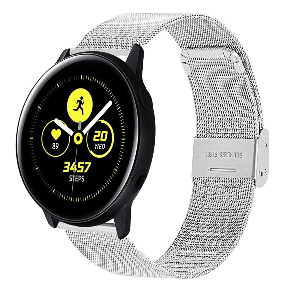 Dây đeo đồng hồ thông minh milanese 20mm thích hợp cho Samsung Galaxy Watch 3 41mm/ Active 2/ Gear S2/ Galaxy 42mm