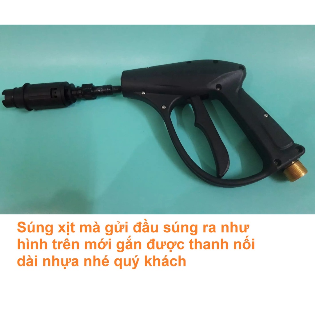 Đầu nối dài (nhựa) súng rửa xe áp lực cao - dài 30cm