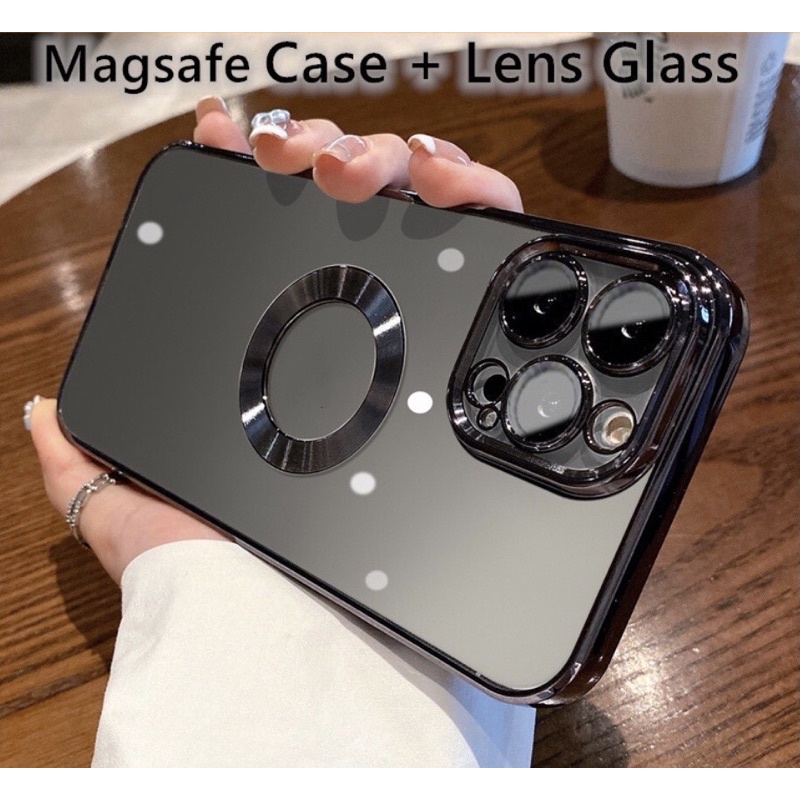 Ốp Điện Thoại Mạ Điện Hở Táo gắn kính bảo vệ camera siêu HOT cho 11 Pro Max 12 Pro Max 13 Pro Max 14 Pro Max