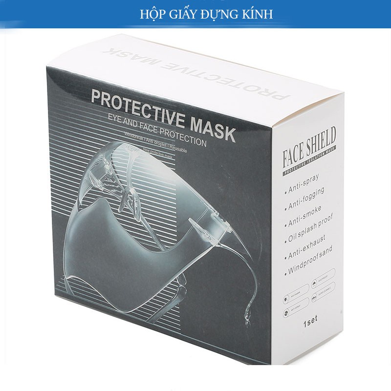 Kính chống giọt bắn FACESHIELD, kính bảo hộ, chống bụi đi đường