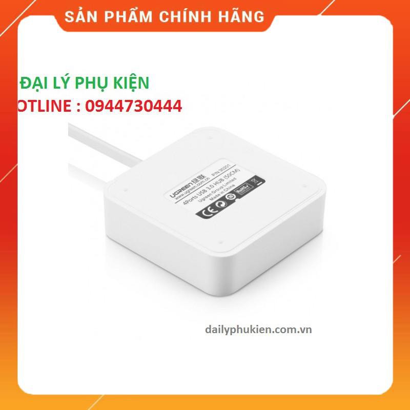 Bộ chia USB 3.0 ra 4 cổng hỗ trợ nguồn 2V 2a Ugreen 30202 dailyphukien