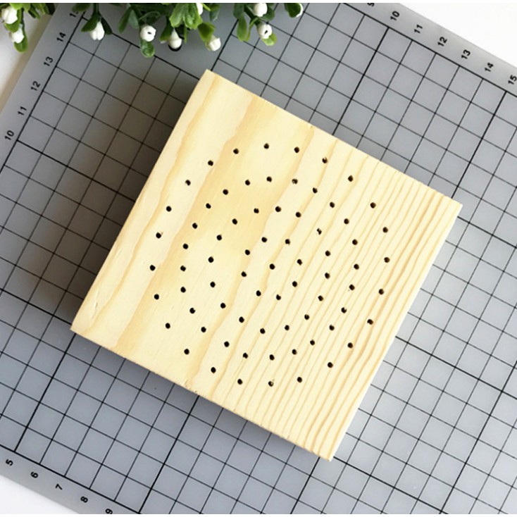 ĐẾ GỖ CẮM TƯỢNG ĐẤT SÉT VÒNG TRÒN CHO ĐẤT SÉT NHẬT THÁI, POLYMER CLAY