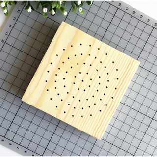 ĐẾ GỖ CẮM TƯỢNG ĐẤT SÉT VÒNG TRÒN CHO ĐẤT SÉT NHẬT THÁI, POLYMER CLAY