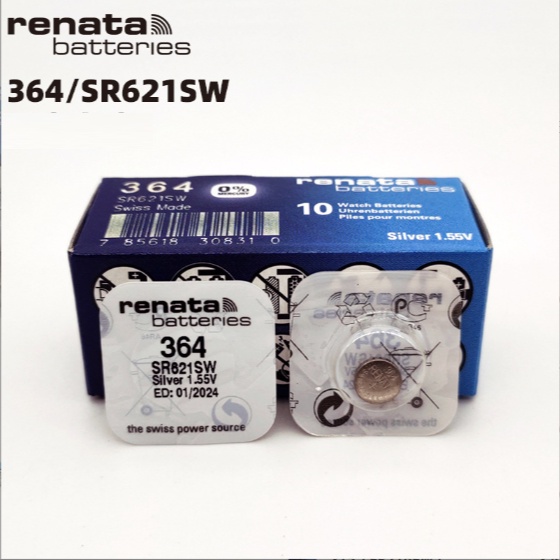 Pin Đồng Hồ Renata 364 - SR621SW - Vỉ 1 Viên