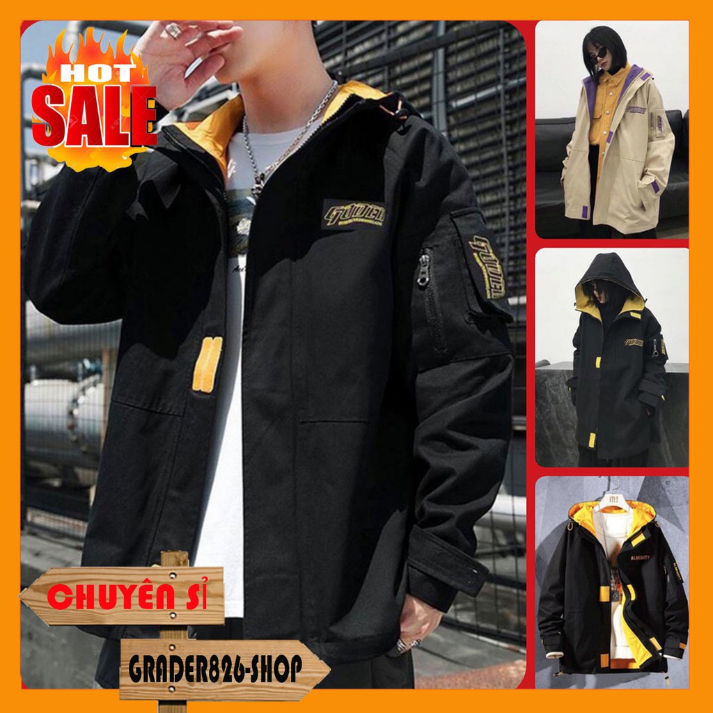 ÁO KHOÁC KAKI - ÁO BOMBER JACKET VẢI NGOẠI 2 MÀU | BigBuy360 - bigbuy360.vn