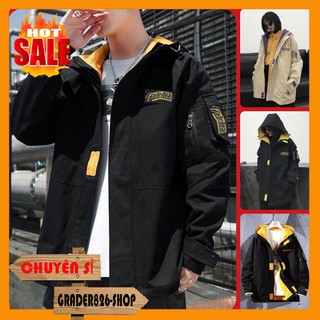 ÁO KHOÁC KAKI - ÁO BOMBER JACKET VẢI NGOẠI 2 MÀU