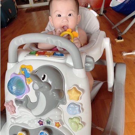 Xe tập đi cho bé Chilux Walk G, xe tập đi đa năng gấp gọn dễ dàng, bảo hành 2 năm