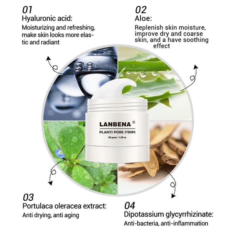 Gel dán lột mụn đầu đen LANBENA