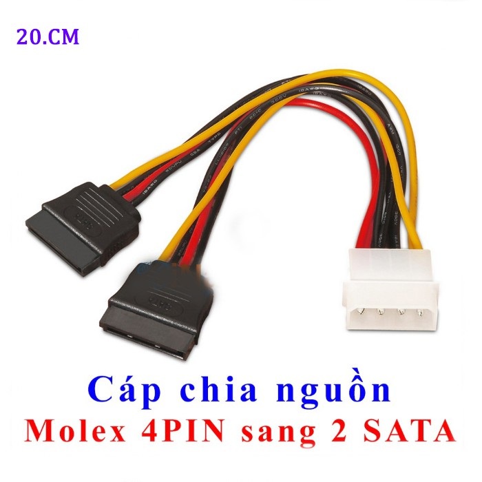 Dây chuyển IDE đực ra 3 đầu sata