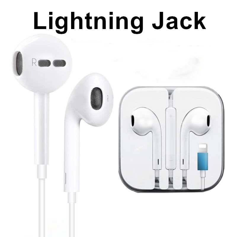 Tai Nghe Nhét Tai Bluetooth Có Dây/ Mic Cho Iphone 11 Pro Max X Xr Xs 8 7 6 6s Plus 5 5s | BigBuy360 - bigbuy360.vn