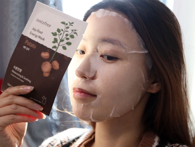 Mặt Nạ Thuần Chay INNISFREE JEJU ROOT ENERGY MASK�
