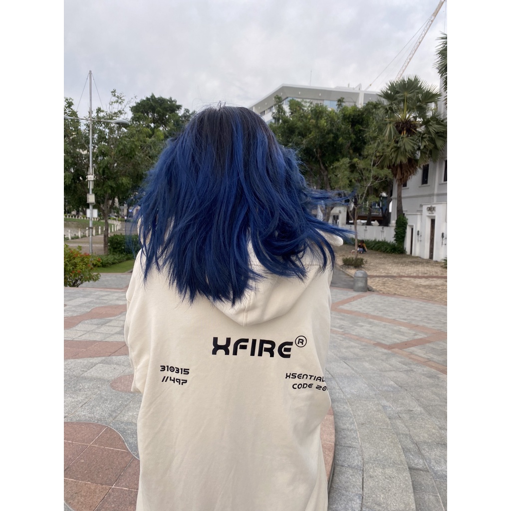 Áo khoác Hoodie Zip Dây Kéo Nam Nữ Form Rộng Mascot màu tan by Local Brand Xfire Unisex