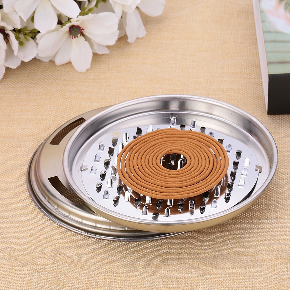 C3 - Hộp đốt hương muỗi có nắp đậy kim loại tiện ích