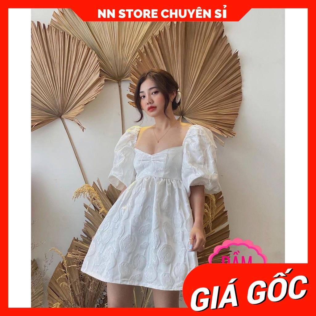 ĐẦM GẤM BABYDOLL (bầu bí bon chen thoải mái) XINH XẮN TS360 ⚡ 100% ẢNH THẬT⚡ ĐẦM VOAN XẾP LI