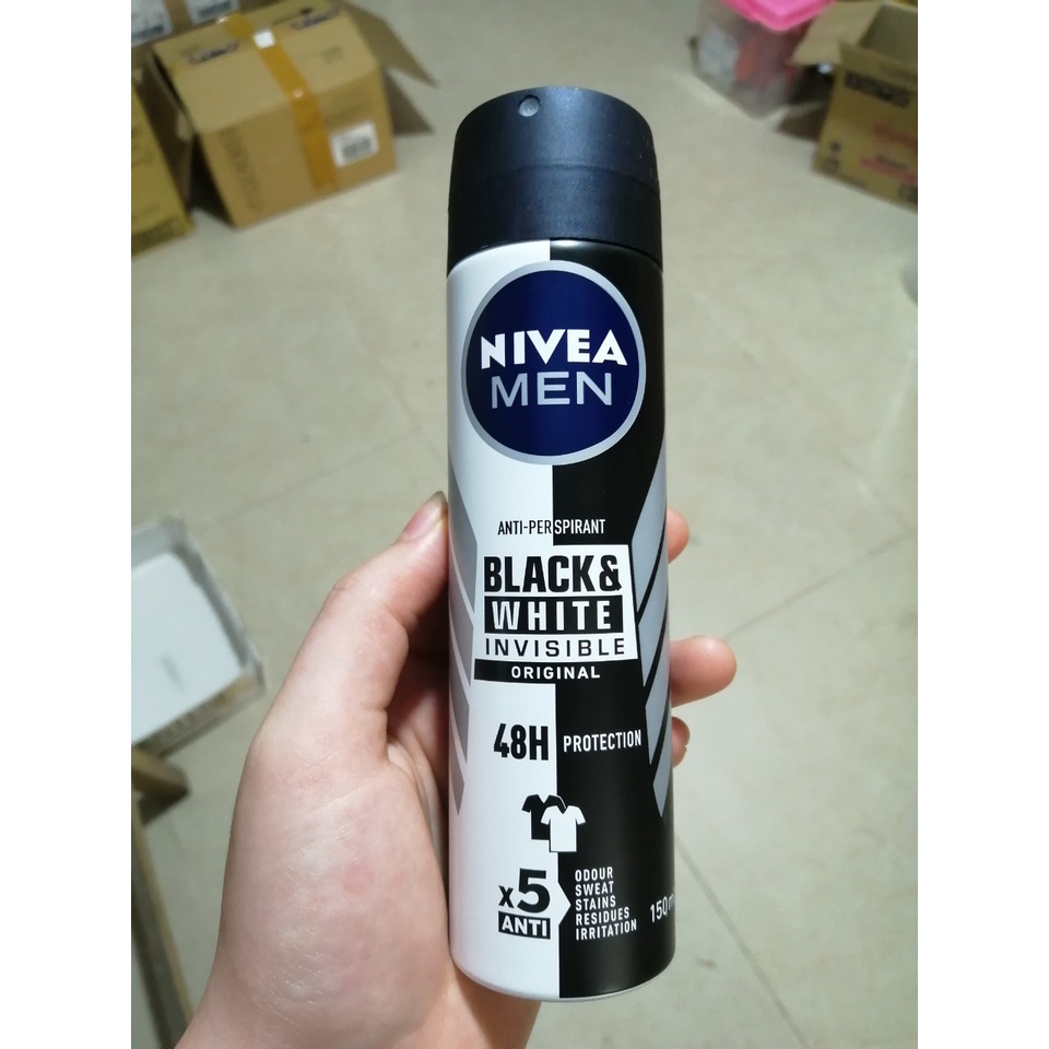 Xịt Khử Mùi Toàn Thân Nivea Men 150ml