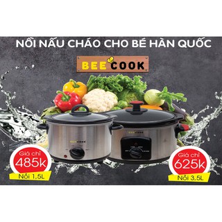 Nồi nấu cháo cho bé ăn dặm Beecook 3.5L