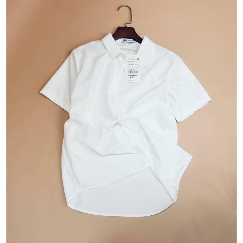 [Mã FASHIONHOT19 giảm 10K đơn bất kỳ] BÁN SỈ ÁO SƠ MI TRẮNG CỘC TAY ZA.RA CHO NỮ | BigBuy360 - bigbuy360.vn