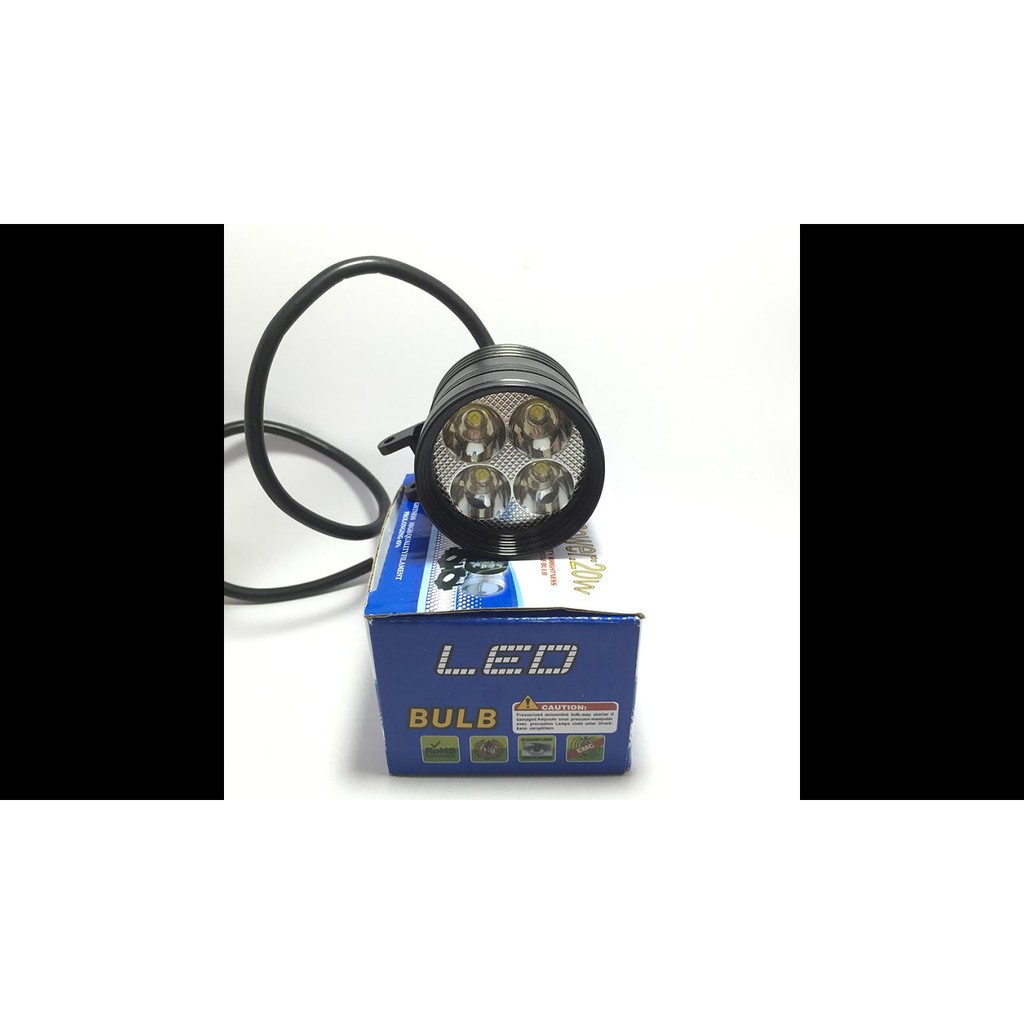 Đèn led trợ sáng L4 cho xe máy đi phượt Siêu Sáng 20W