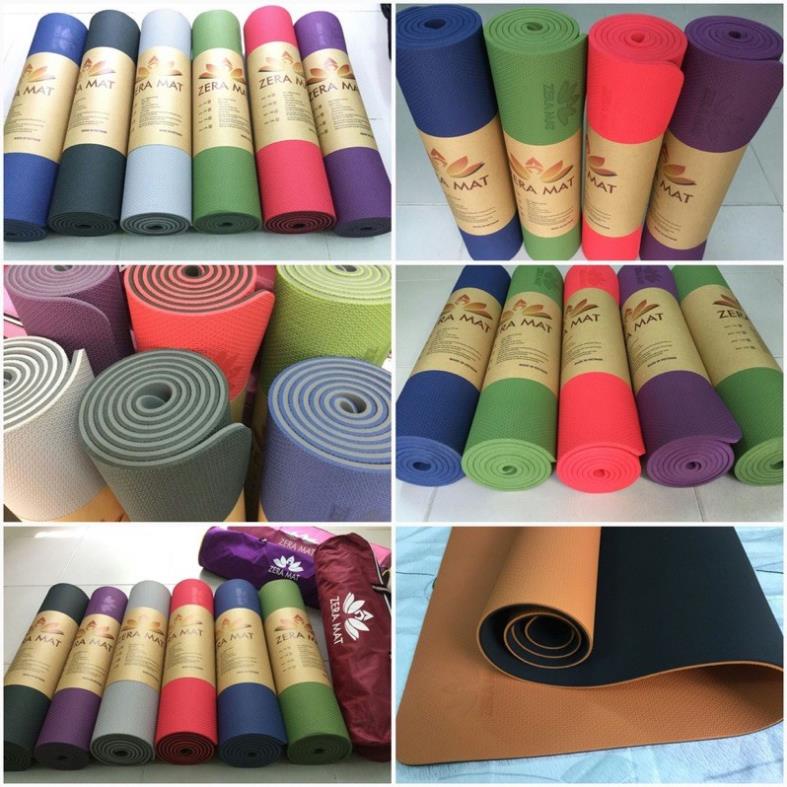 Thảm Tập Yoga Tpe Dày 8mm Zeramat Cao Cấp- QUYENSPORTS