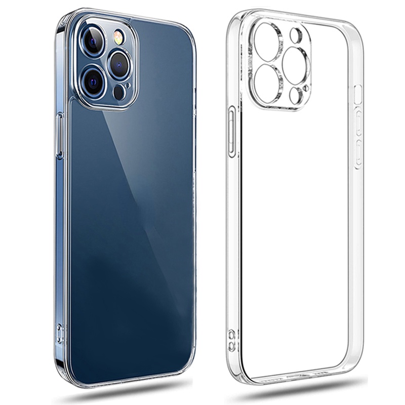 Ốp điện thoại Silicone Mềm Trong Suốt Cho iPhone 13