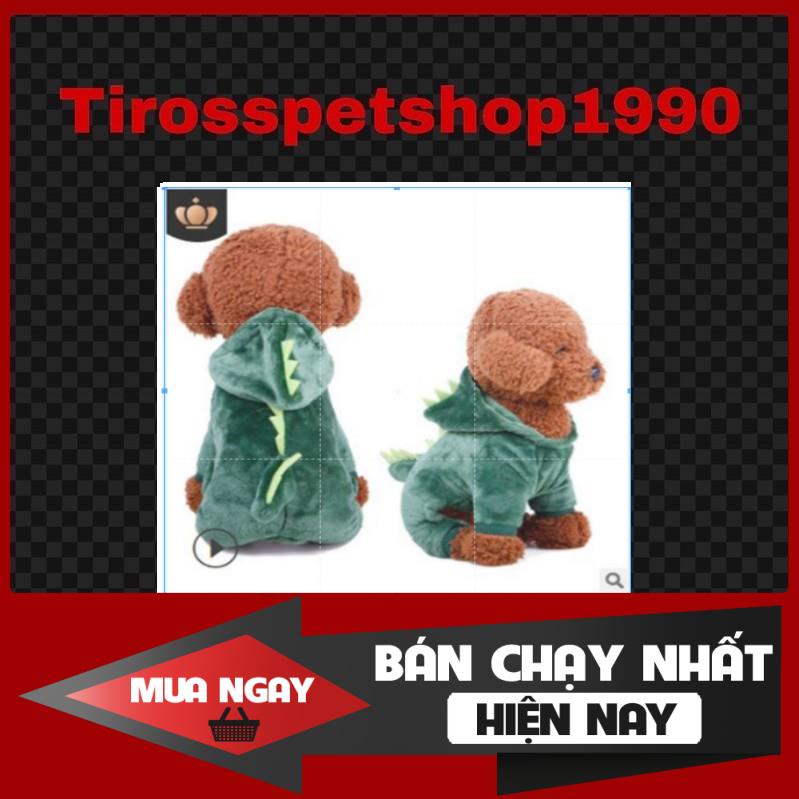 Quần áo chó mèo giá rẻ khủng long - Áo cho thú cưng