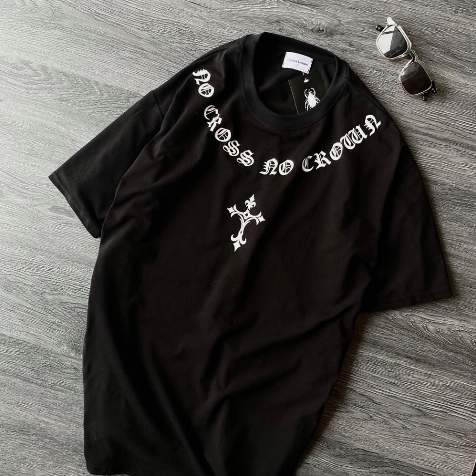 Áo thun tay lỡ nam nữ unisex Chữ thập ⚡Phông form rộng chất cotton đẹp