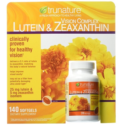 Viên Uống Bổ Mắt Trunature Vision Complex Lutein & Zeaxanthin 140v Mỹ