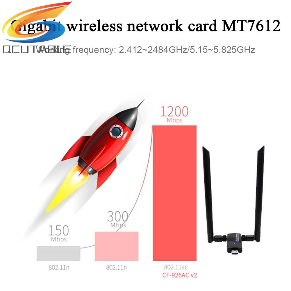 Usb 3.0 Thu Sóng WiFi 1200M MT7612U Gigabit Thẻ