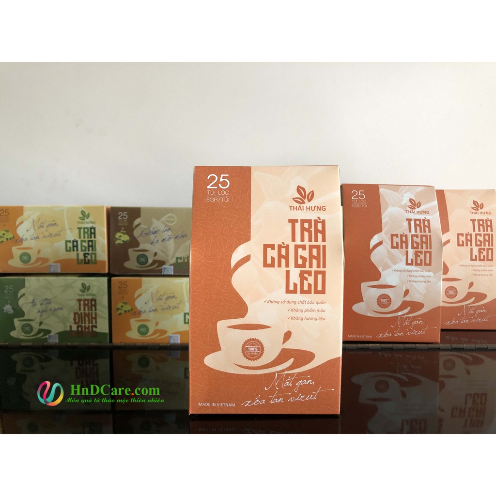 [CHÍNH HÃNG] Trà Cà Gai Leo Thái Hưng (trà thảo dược, 100% tự nhiên, dạng túi) - mát gan xóa tan virut, giải rượu bia | BigBuy360 - bigbuy360.vn