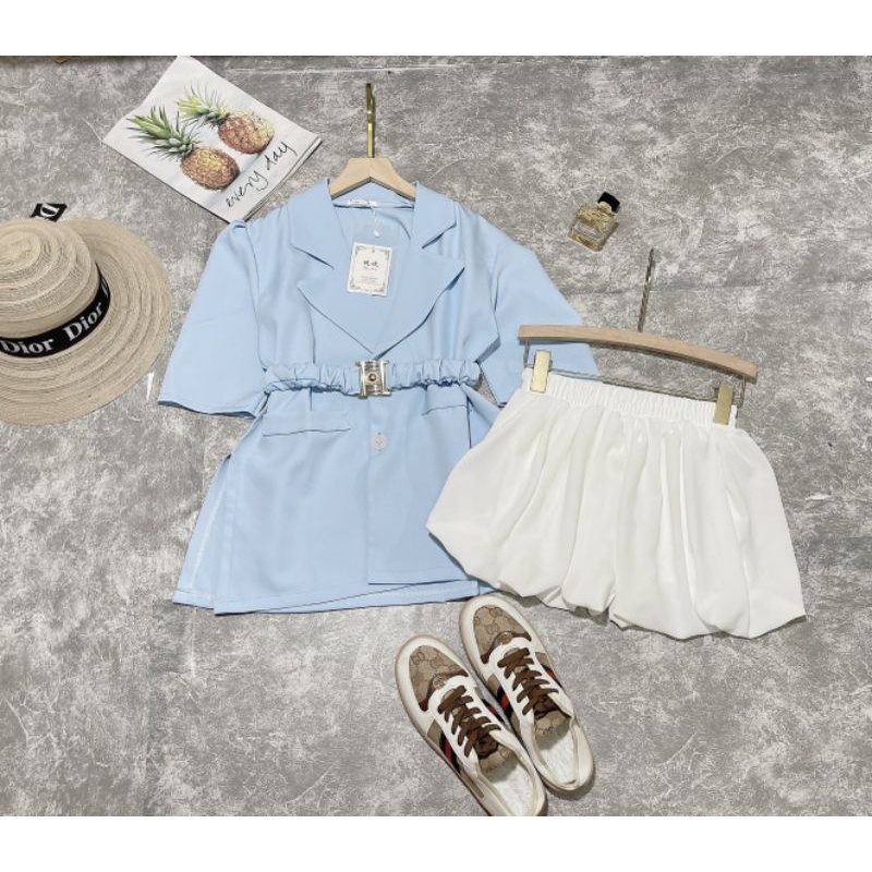 Set vest siêu phẩm kèm đai cài cực đẹp | BigBuy360 - bigbuy360.vn