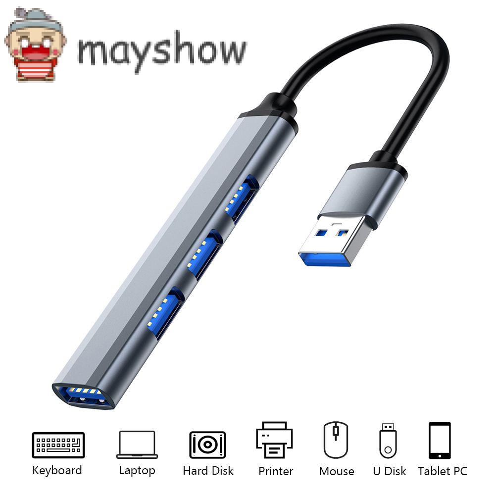 Ổ cứng mở rộng 4 cổng USB 3.0 tốc độ cao bằng hợp kim nhôm cho laptop