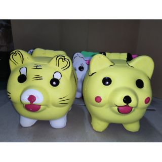 Heo nƠ 3D size M Pikachu,ong vàng..sơn bằng vi tính láng mượt