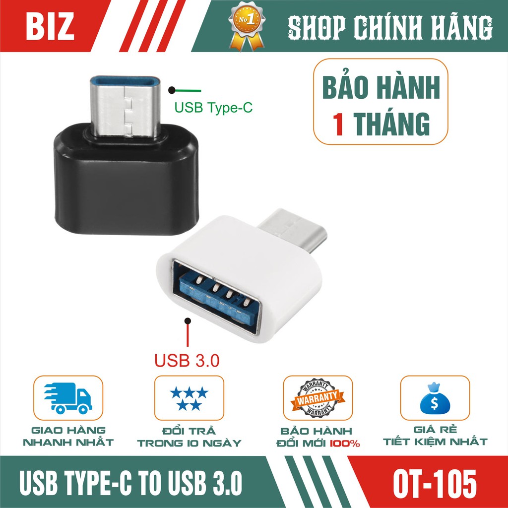 Đầu chuyển đổi OTG USB Type-C sang USB 3.0 !!!