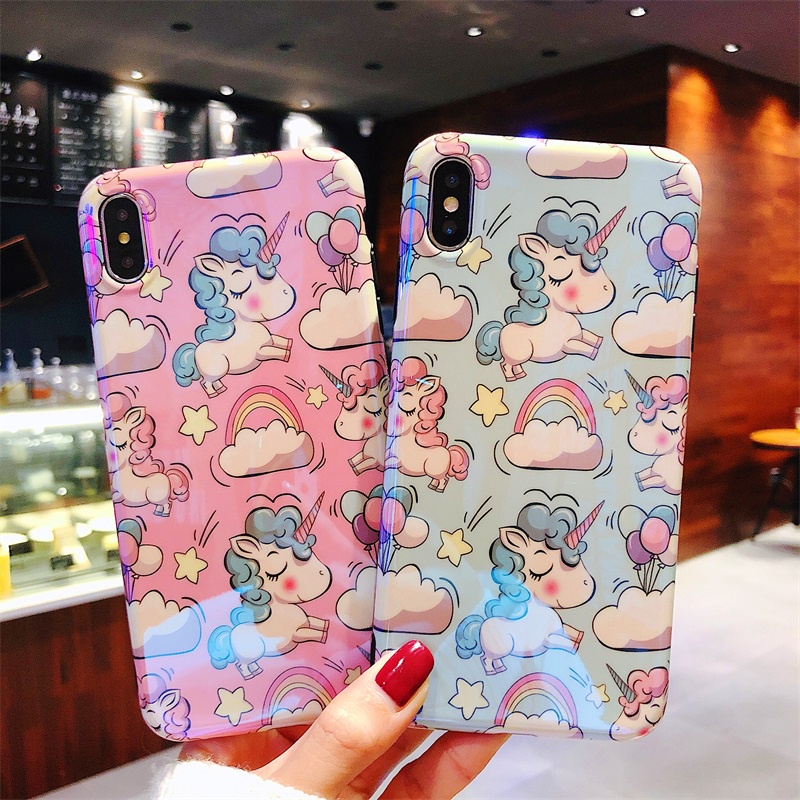 Ốp Điện Thoại Họa Tiết Kỳ Lân Dễ Thương 014 Cho Iphone 12 11 Pro Max Xs Max X Xr 6 6s 7 8 Plus