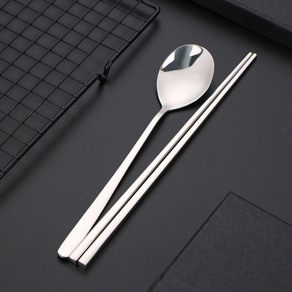 Bộ Muỗng Đũa Không Trượt Kèm Hộp Đựng Tiện Lợi