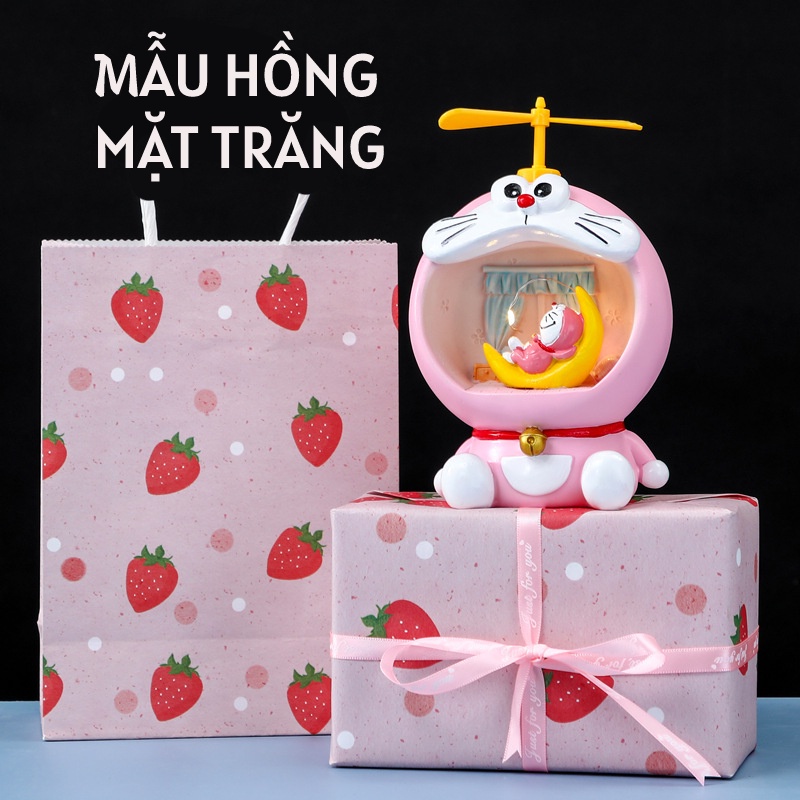 Đèn ngủ DORAEMON siêu dễ thương dùng trang trí phòng ngủ + quà tặng cho bạn Gái