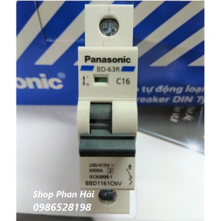 Át MCB 1P Panasonic chính hãng (16A 20A 25A 32A 40A 50A 63A)