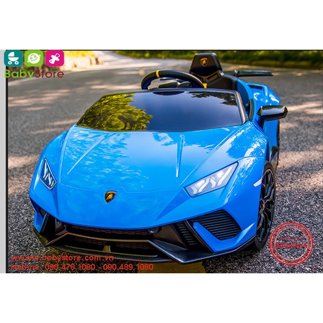 Ô tô điện trẻ em siêu xe bản quyền Lamborghini Huracan S308