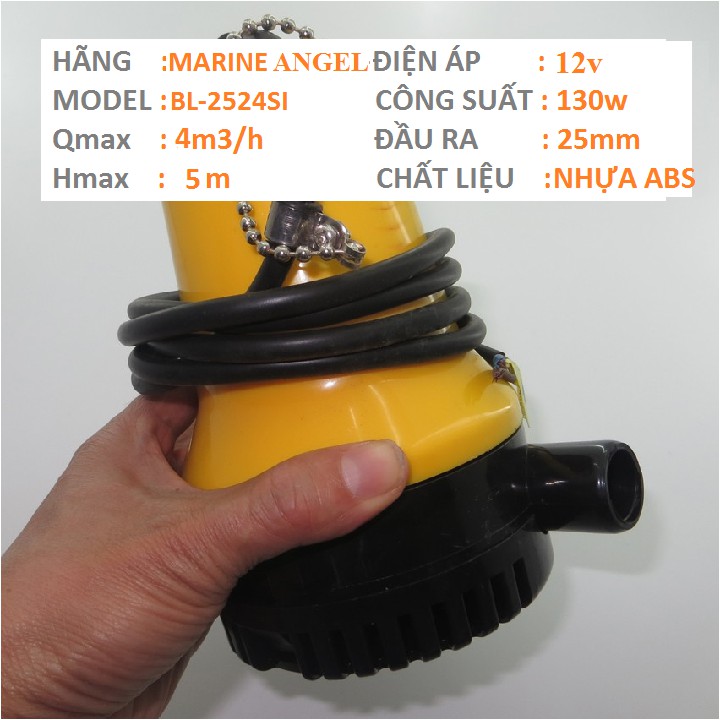 Bơm chìm 12V hoặc 24v -130W