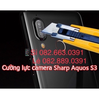 Dán Cường lực Camera Sharp Aquos S3