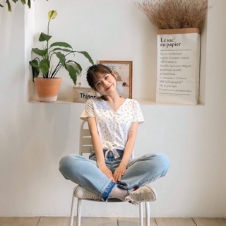 Áo thun cột gút Petite knot SODA POP