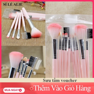 Bộ cọ trang điểm, cọ makeup cọ vẽ gồm 5 cây