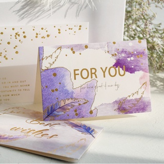 Thiệp viết tay - thiệp handmade - mừng sinh nhật - DIY - phong cách ngôn tình