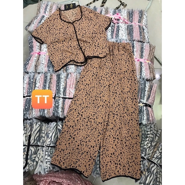 Pizama ống suông lụa 100D cao cấp form áo cánh dơi hot hit | BigBuy360 - bigbuy360.vn