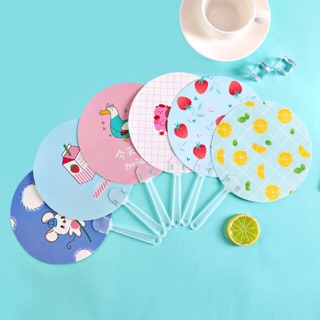 Quạt cầm tay hình cute quạt hình quả bơ dâu kem dứa mẫu ngẫu nhiên